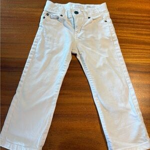 Janie and Jack Classic White Kids Jeans